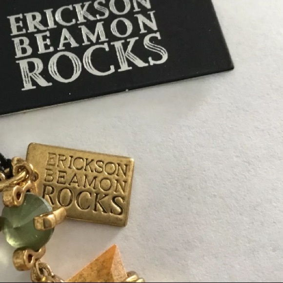 Erickson Beamon✨Tangerine & Jade Lucite Bracelet - Picture 6 of 8